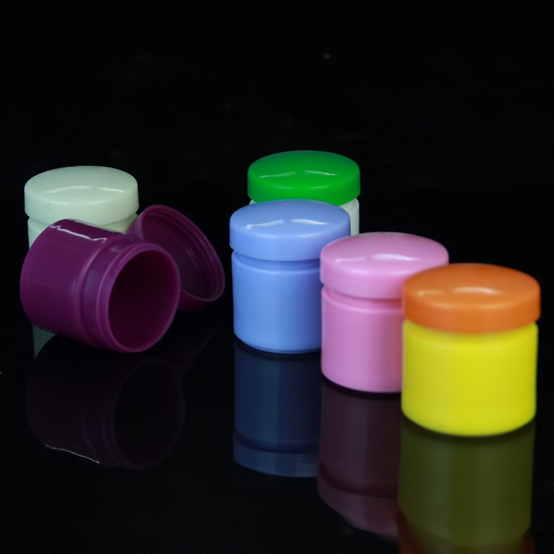New Arrival 15g 20g 30g Plastic Jar for Cream Skin Care Cosmetic Packaging Container PP PET  PE Customize Color Lotion Cream Jar