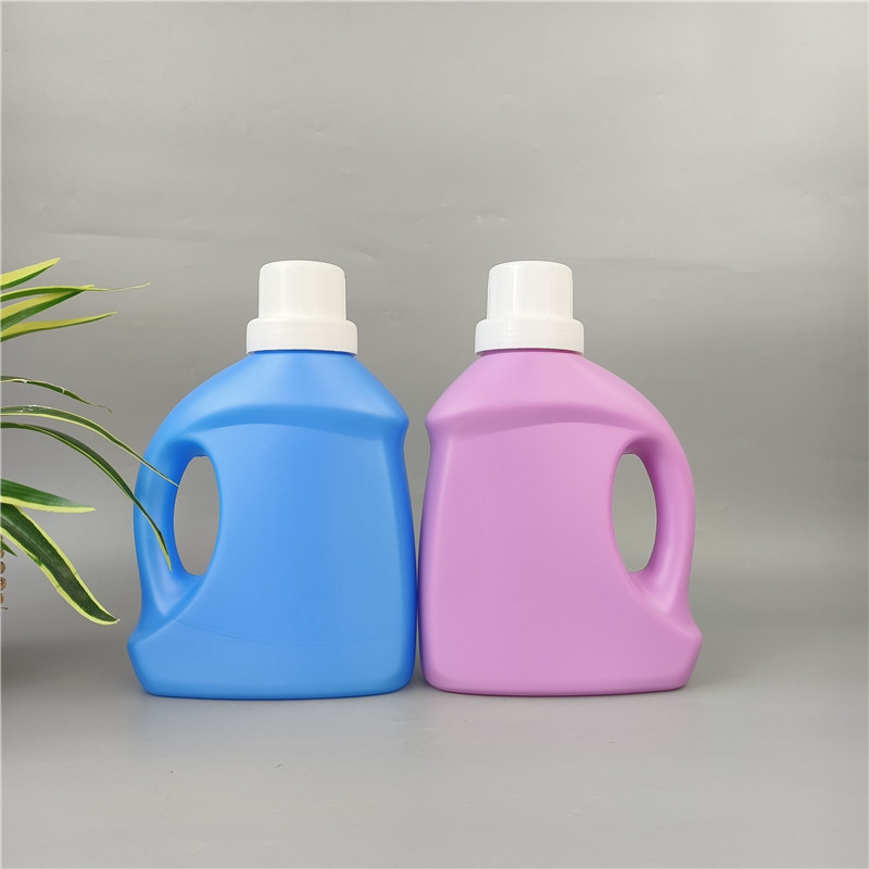 Custom High quality 1L 2L 3L  Empty HDPE plastic laundry detergent bottle