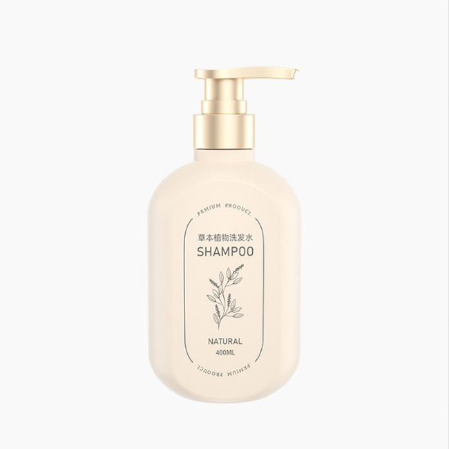 Luxury Elliptical Transparent Frosted Toner Bottle Cleansing Oil Bottle 200ml Bonding Hair Oil Face Wash Pump Bottle