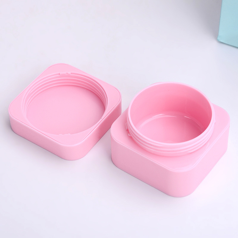 Custom 5g 10g 20g 30g 50g Skin Care Product Packaging Bottle Square Double Layer Eye Cream Plastic Golden Jar