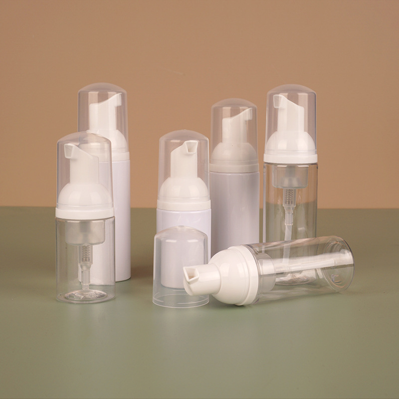 60ml 100ml 8oz 300ml 500ml Customize Nude Pink Foaming Hand Soap Dispenser Bottle Refillable Foam Pump Bottle