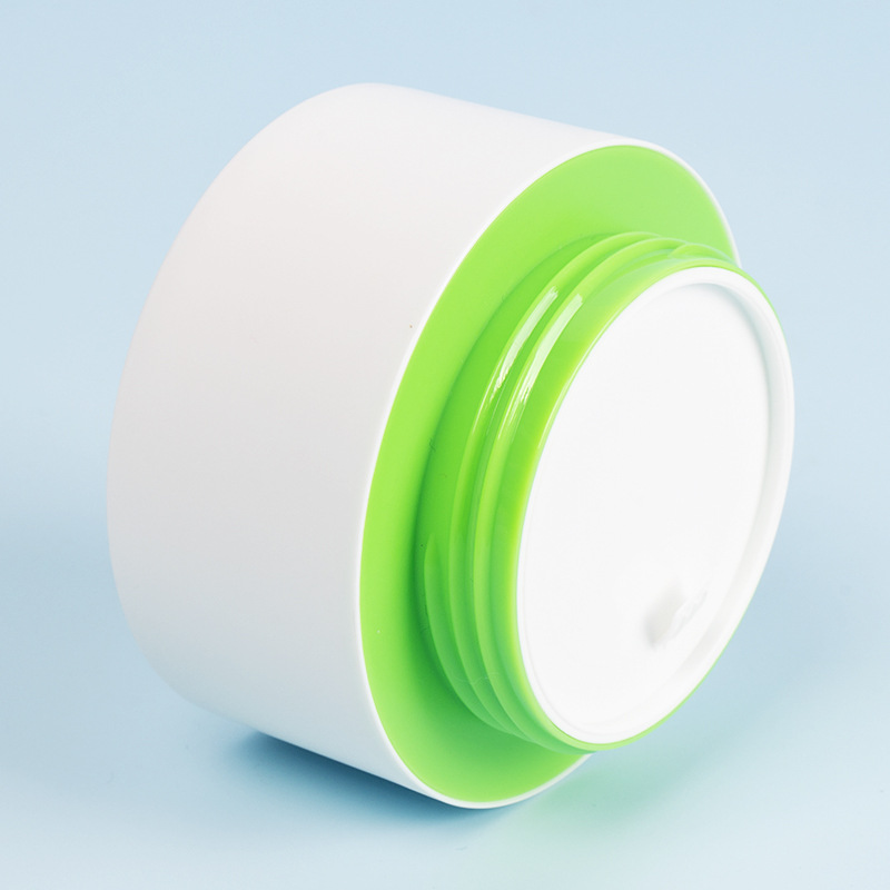30g 50g 100g Custom Color Double Wall PP Plastic Round Face Cream Jar with Lid