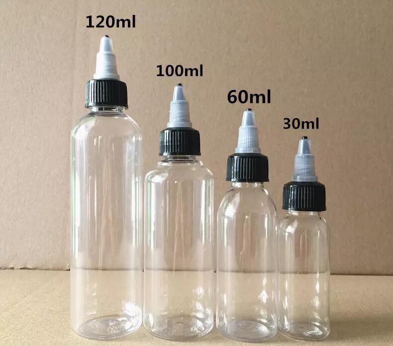 sauce plastic bottle with nozzle twist top cap hot sauce plastic bottle salad dressing squeeze bottle