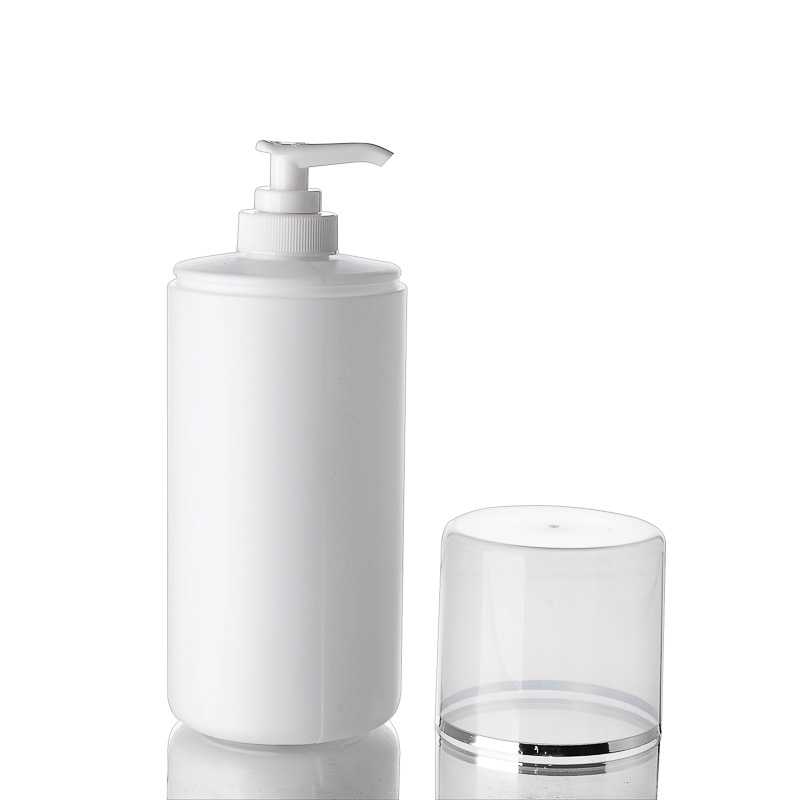 Beauty Salon Cosmetics Plastic HDPE Lotion Bottle 250ml 300ml 400ml 500ml body wash shampoo shower gel bottle Pump Dispenser