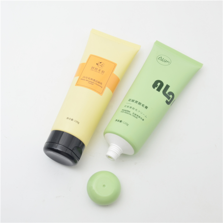 Manufacturer Customized Cheap Plastic Soft Lotion Squeeze Tube Cosmetic Packaging Cream Tubes With Flip Top