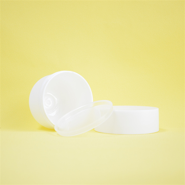 Double Wall Pp Jars 100Ml 200Ml 250Ml 500Ml Face Hand Hair Skin Care Lotions Dome Lip Scrub Plastic Cream Jar Cosmetic Container