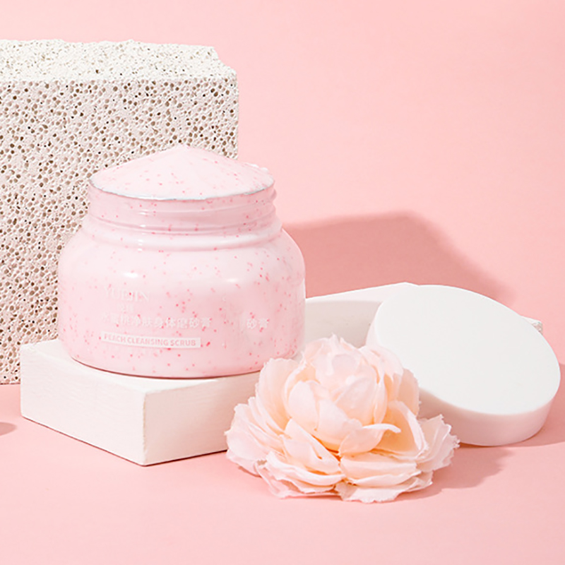 Factory Price Plastic Jar with Spoon 3oz 5oz Frosted Body Butter Cream Jar Customize Matte Cream Round Pink Cosmetic Jar