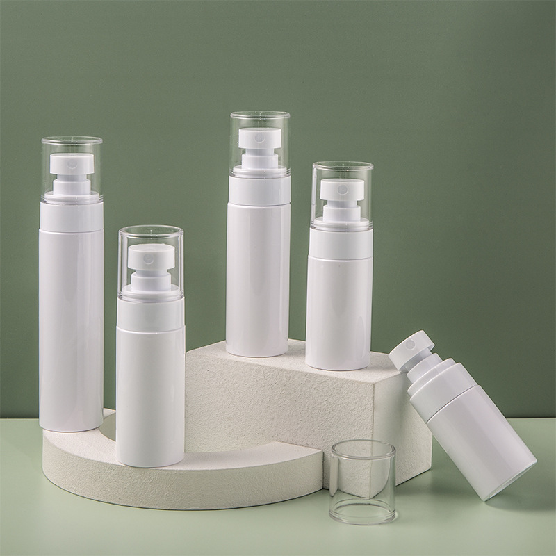 50/80/100/120ml PETG PET Makeup Face Wash Bottles Packaging Skincare Luxury Mist Spray Clear Black Bottles 20/410 Spray Head