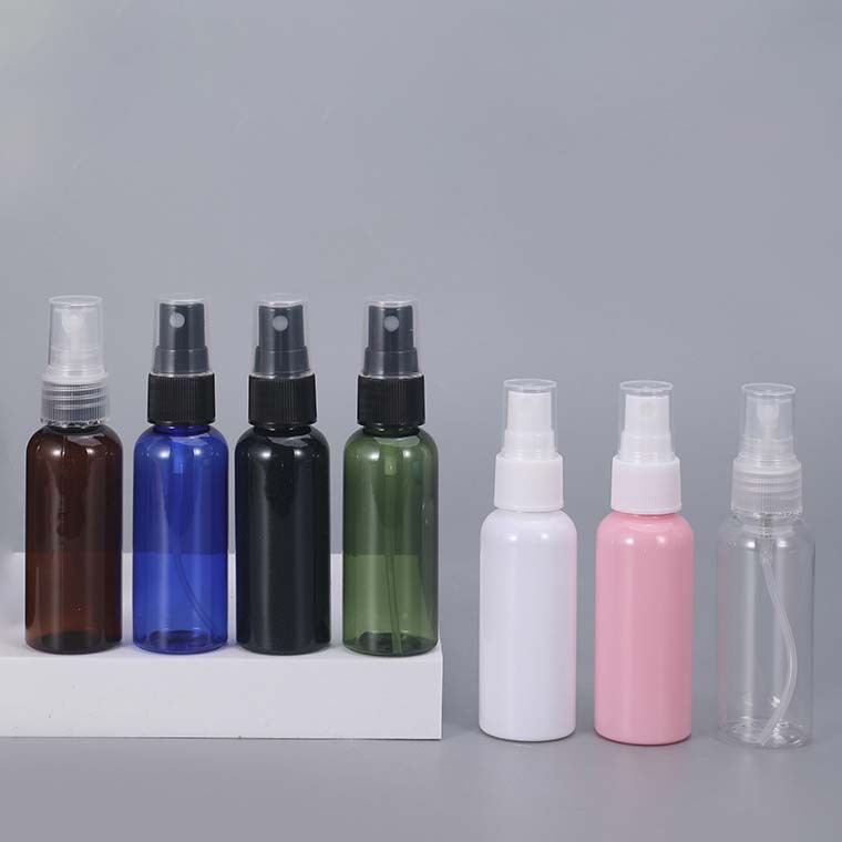 Luxury Amber Dark Blue Fine Mist Beauty Salon Hair Setting Spray Bottle Plastic 100ml 120ml 150ml 250ml Alcohol Perfume Spray