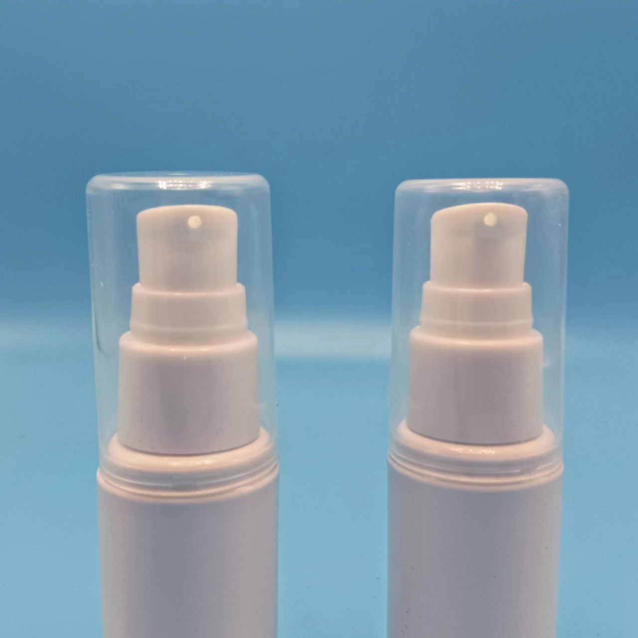 White 30ml Cosmetics Skincare sub-bottle Serum Foundation Lotion Hand Cream Press Pump Bottle PET Plastic Dispenser Bottle 1 oz