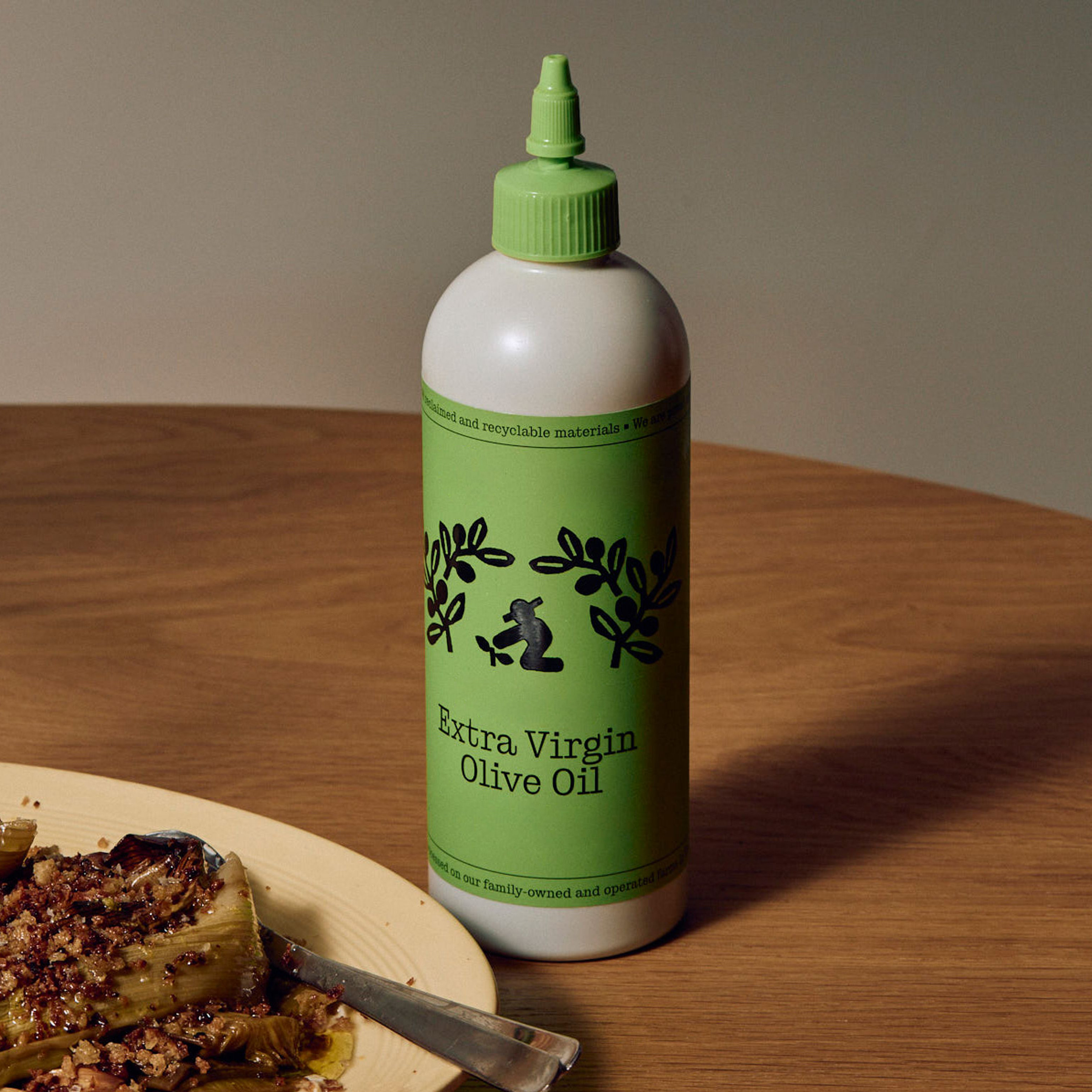 350ml, 500ml, 750ml Food Grade Squeeze Bottles PET HDPE Plastic Dispenser Sauce olive oil bottle with Twist Spout Caps