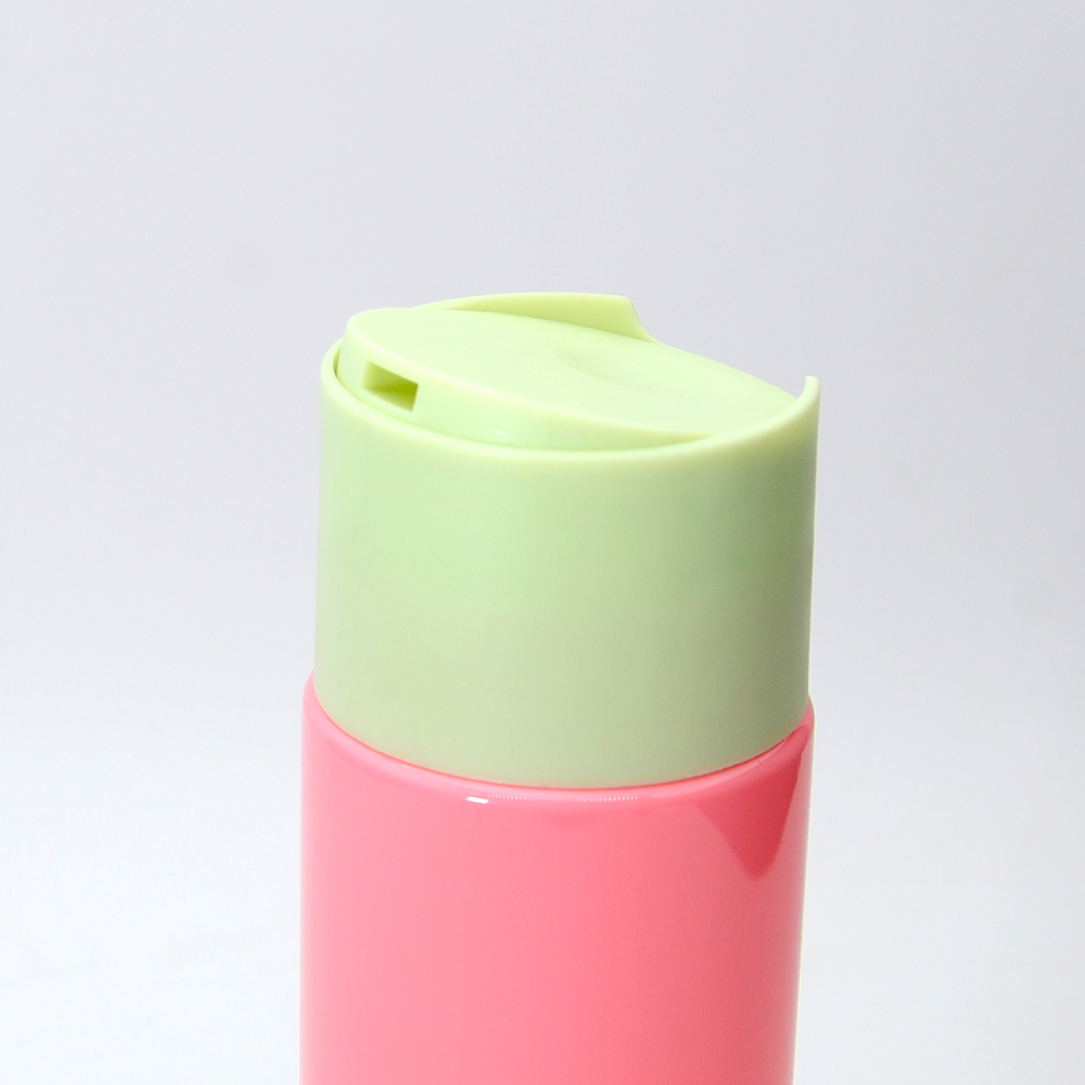 Custom 8oz Pink Plastic Body Wash Squeeze Bottle Cylindrical Shower Gel 250ml Lotion Bottle Empty Shampoo and Conditioner Bottle
