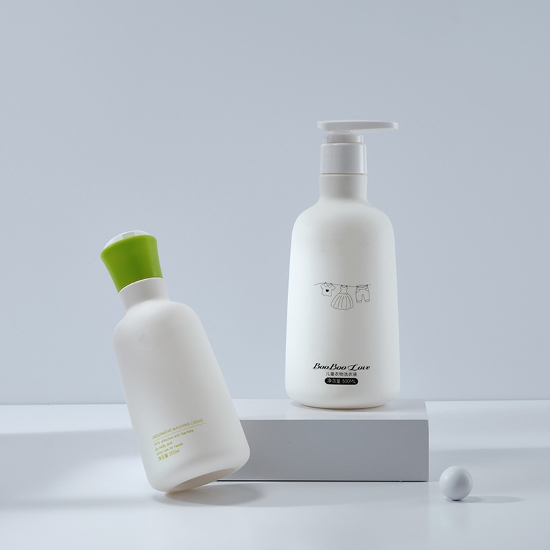 Luxury Empty PET Unique Frosted Pink Lash Shampoo and Conditioner Bottles 250ml 300ml Plastic Cosmetic Bottle with Disc Top Cap