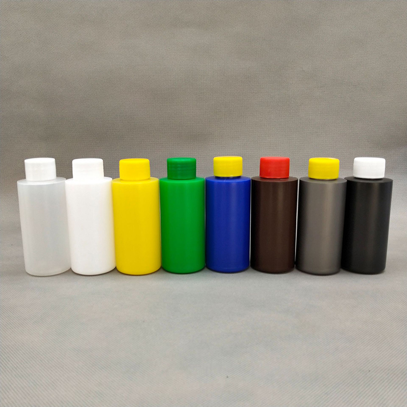 Colorful Lotion Plastic Bottle Customize 100ml 200ml 250ml 300ml PE Easy Squeeze Cream Bottle Cosmetics Face Skin Care Bottle