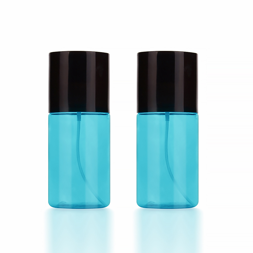 Luxury Pink Yellow Blue Clear Black Spray Bottle 200ml With Full Cover Cap Body Hair Mist Perfume Fragrance Mouth Clothes Spray
