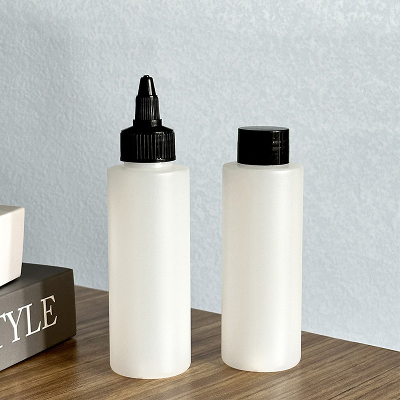 Pet ear drops bottle 120ml bottle nozzle Spout squeeze glue lubricant pigment sealed packaging pe bottle wholesale