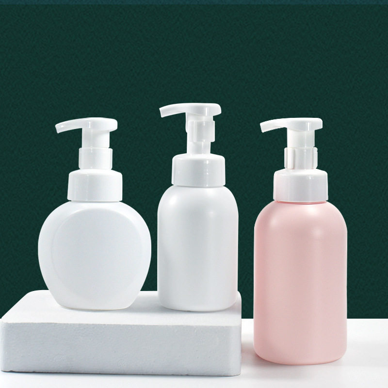 Wholesale Cleaning Packaging 200ml 300ml 500ml Plastic Foam Dispenser Customize Press Pump Foaming Soap Bottle Package