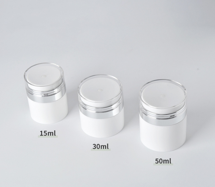 15g 30ml 50ml airless cream jar Press lotion dispenser bottle Cosmetics Face cream Serum Essence Liquid Foundation packaging jar