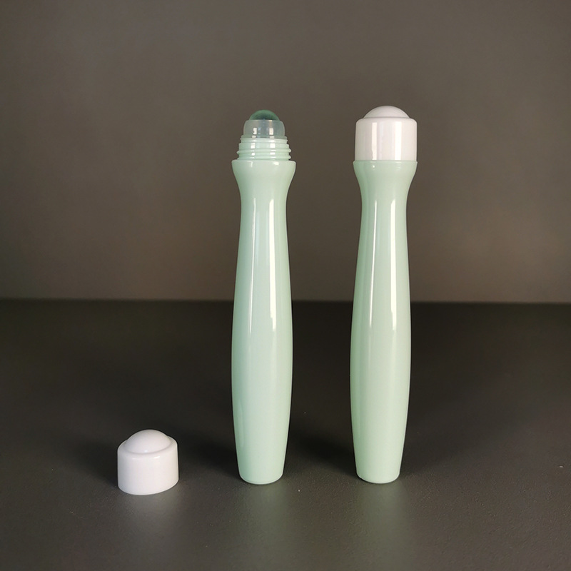 15ml Facial Serum Essential Oil Massage Roll On Rolling Bead Bottle Handheld Ball Massage Roller Stick for Body Face Neck Skin