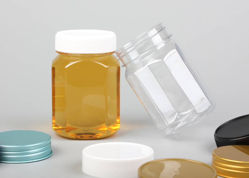 Plastic Squeeze Honey Sauce Bottles Jam Honey Jar Ketchup Mayonnaise Empty Sauce Container for Honey Packaging with Flip Cap