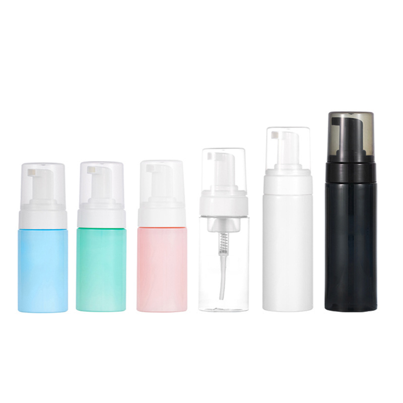 Luxury Frosted Ombree 1oz foam bottle 100ml 150ml Gradient Mousse foaming soap dispensers bottles facial foam cleaner bottle