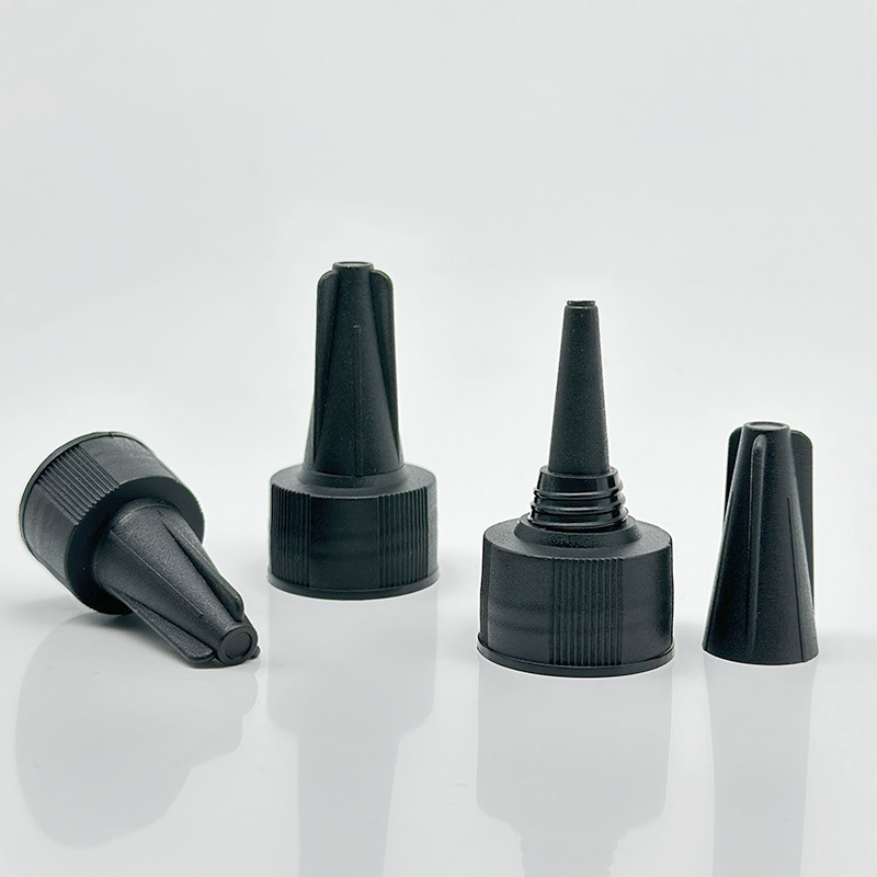 Green White HDPE Squeeze bottle 300ml tip cap oil bottle gel glue pigment liquid empty bottle Plastic packaging with spout cap
