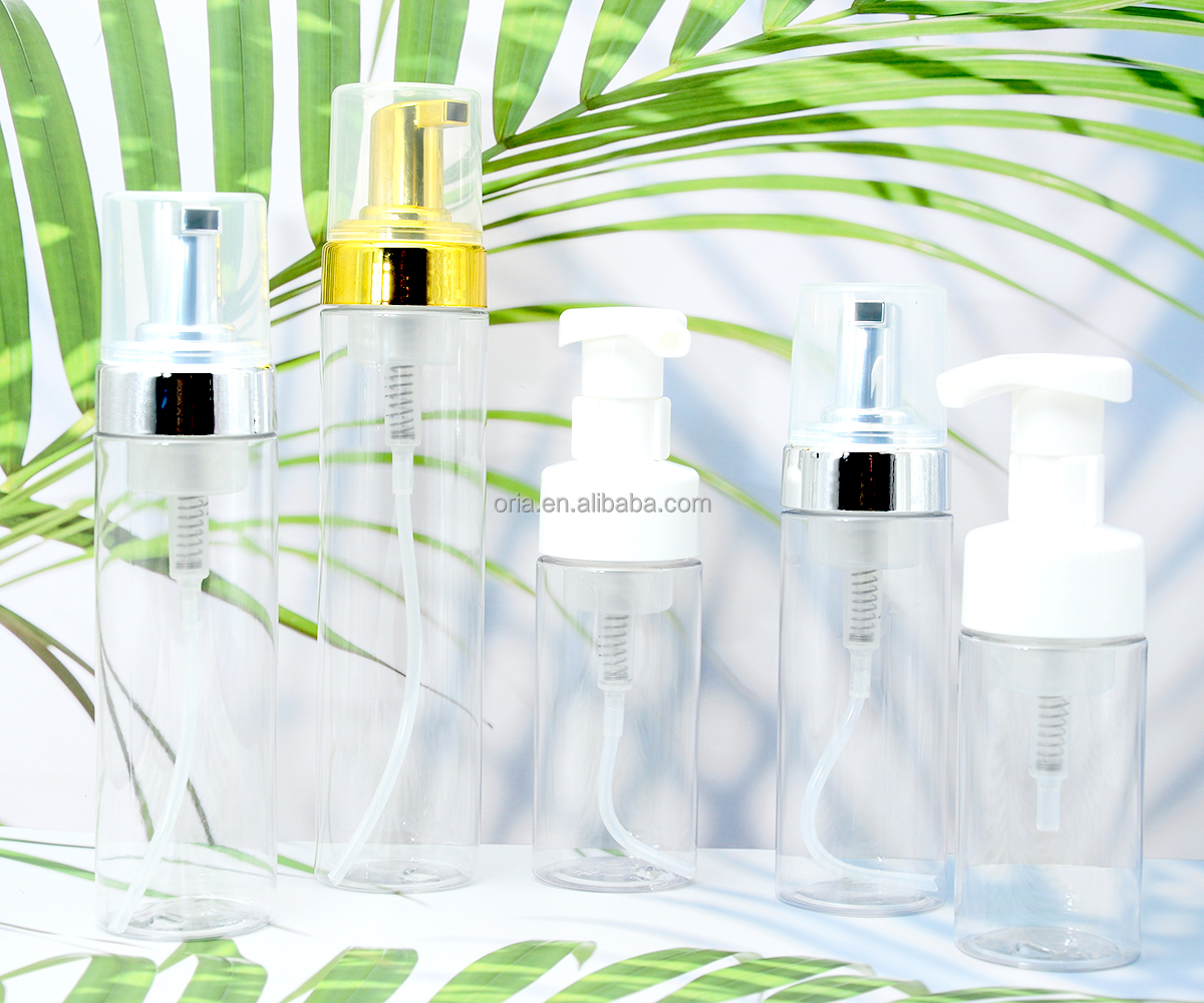 New White Cosmetic Soft Plastic 300ml 500ml Empty Body Lotion Bottle Luxury Skin Care Set Face Cream Lotion Bottle