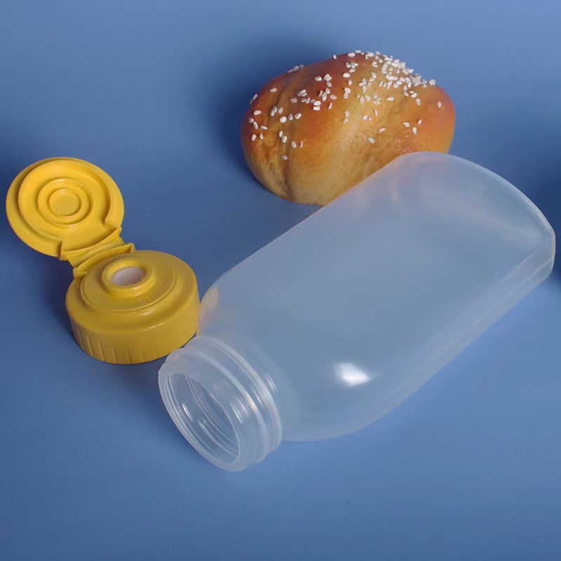 260ml 275ml 380g BPA Free Refillable PP BBQ Ketchup Squeeze Plastic Dispense Bottle Sauce Customize Packaging