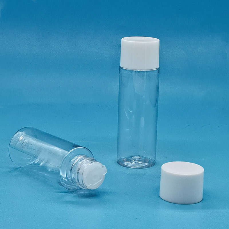 Cosmetic Trial Essence Fragrance Toner Serum lotion 1oz 30ml shampoo Bottle with ball shape cap 50ml Scalp Hair Oil Bottles