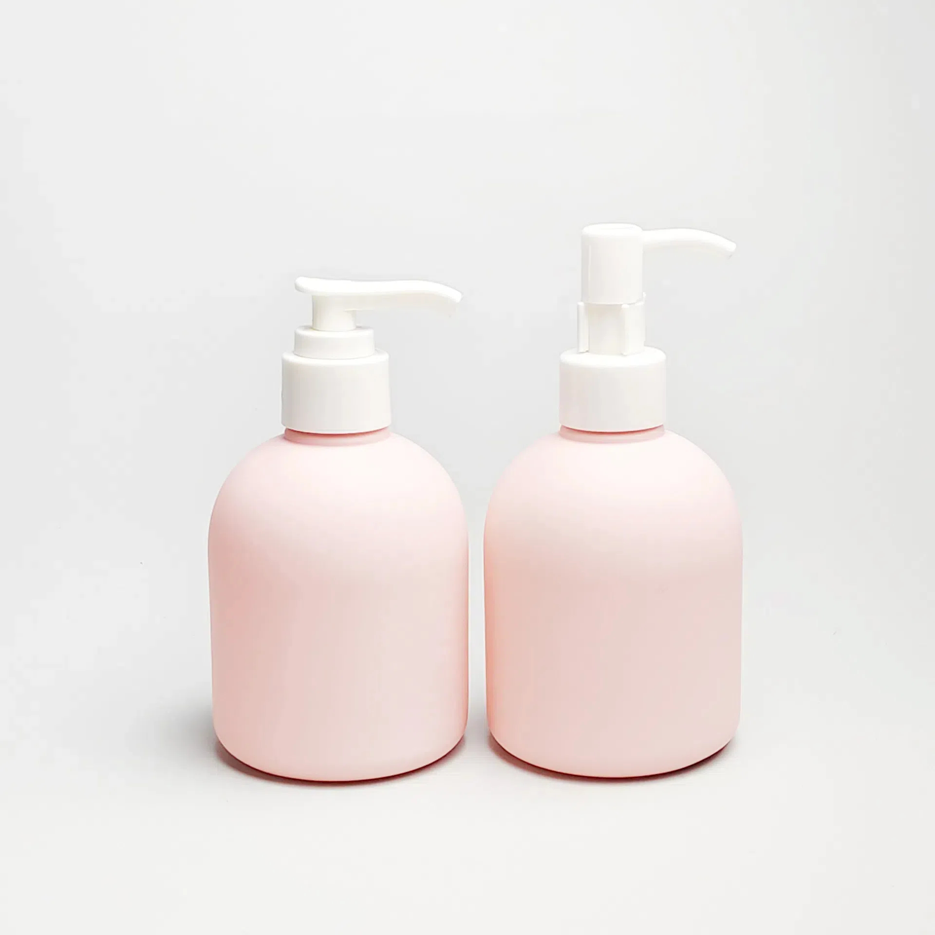Frosted Texture Creamy Pink Color 200ml HDPE Lotions Bottle Body Wash Bottle Shampoo Pump Bottle Hand Lotion Gel Dispenser