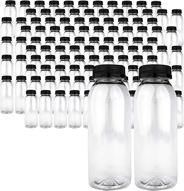 250ml 350ml 500ml 1L clear Plastic cold Soft soda Milk Bottles 8oz juice smoothie coffee bottles