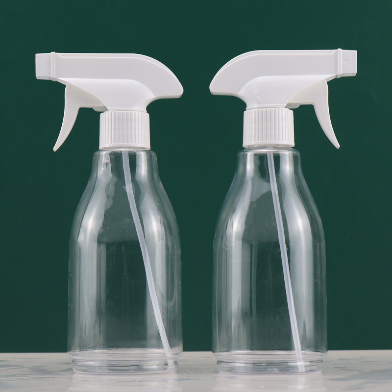 Plastic Spray Bottle round square Trigger Spray Clean Bottle PET PE 250ml 300ml 500ml 800ml Customize Clear Dispenser Packaging