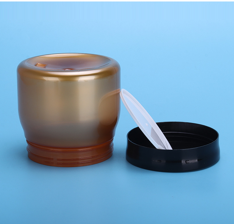 2 3 4 5 6 8 12 16 oz plastic jar with pump lid clear plastic jar plastic hair cream jar 150ml 200ml 250ml 300ml 400ml 500ml