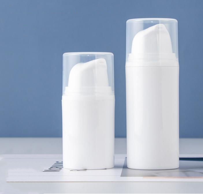 15ml 30ml 50ml Airless cosmetics bottle PP snap clip-on pump press bottle emulsion serum foundation makeup dispenser bottle