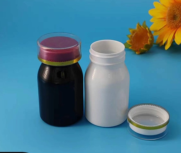 50ml 100ml 150ml 200ml Plastic Medical Bottle Portable PET Pill Dispensing Containers Pill Capsule Jars with Child Proof Cap