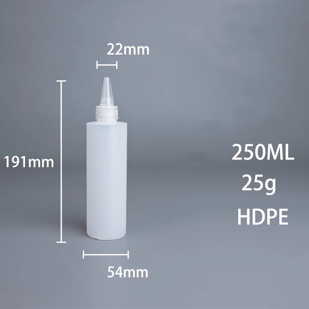 HDPE Gel Glue Dispenser Lotion Shampoo Squeeze Bottle Car Wash Engine Oil Fuel Addictive Bottle Sauce Squirt Bottle