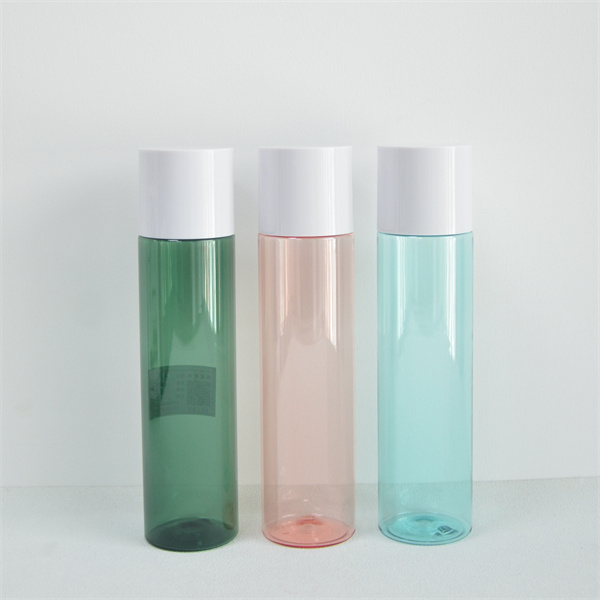 20ml 30ml 50ml Squeeze Plastic Facial Toner Bottle with Smooth Top Gold Top