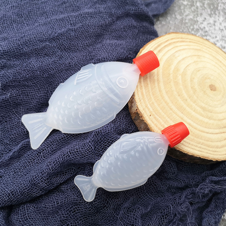 6ml 8ml 20ml 25ml 40ml Transparent disposable Sushi sauce bottle PE food grade plastic bottle take away packaging seasoning pot