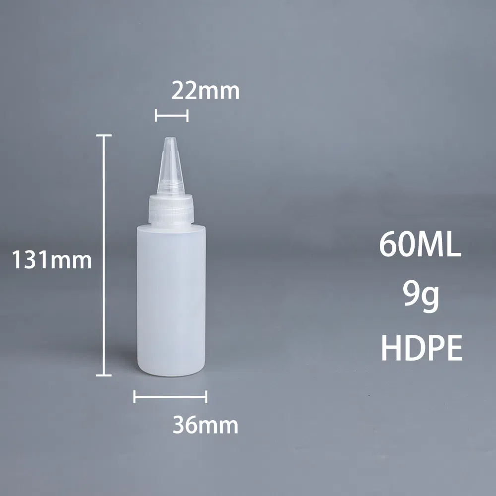 8oz 250ml 16oz 500ml 32oz 1000ml 1l HDPE Chemical Liquid Oil Sauce Squeeze Bottle With Cap