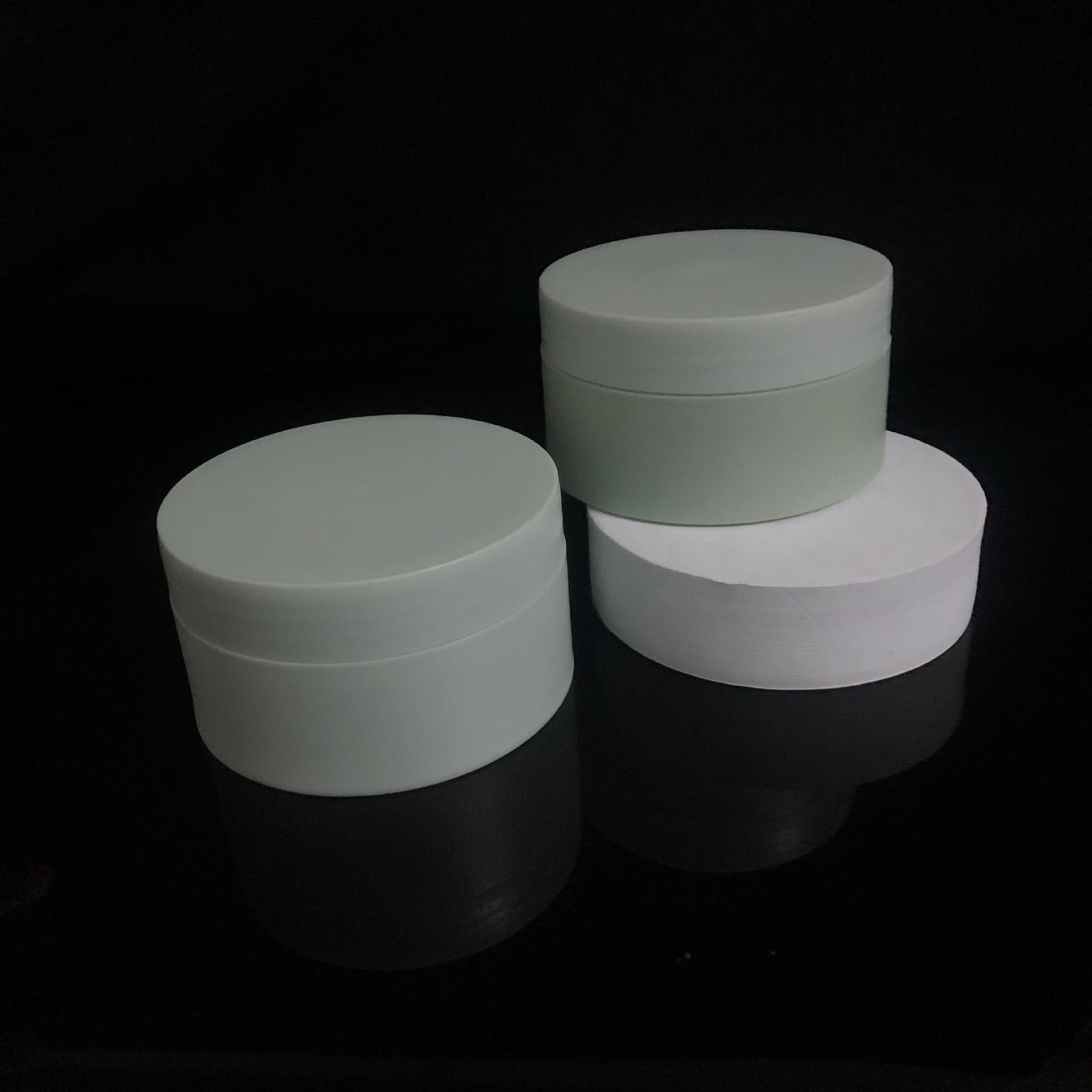 150g Wide mouth empty Clear frosted cosmetic Skin care cream jar Face Eye Cream Jars Cosmetic Container