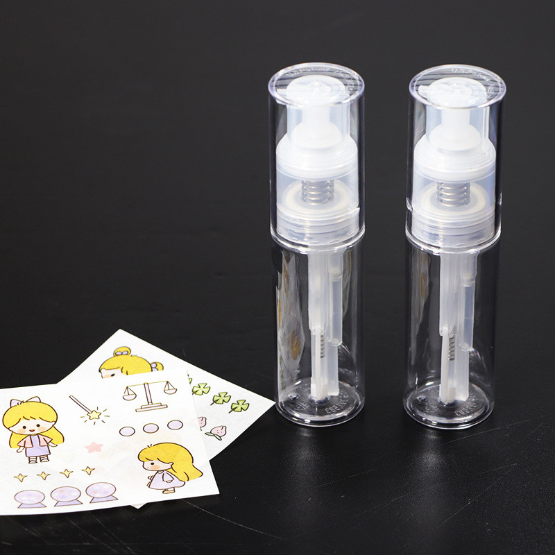Plastic Baby Body Talcum Powder Spray Bottle 35ml 50ml 60ml 80ml 120ml 180ml Empty Glitter Dry Barber Hair Powder Spray Bottle