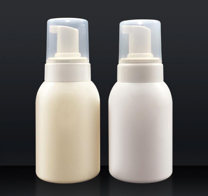 Gradient Color 30ml 120ml 150ml PET Plastic Lash Foam Pump Bottle Frosted With Silicone Brush 250ml foaming hand soap bottle