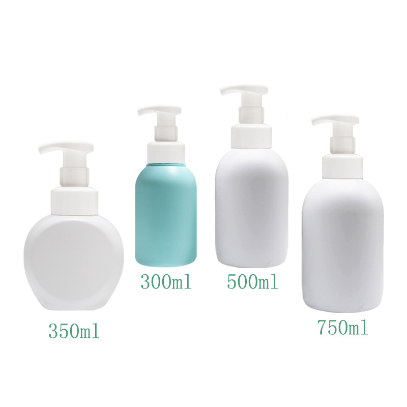 300ml 350ml 500ml White mousse foaming bottle Foam Pump lash shampoo bottle Pink foam facial cleanser dispenser bottle