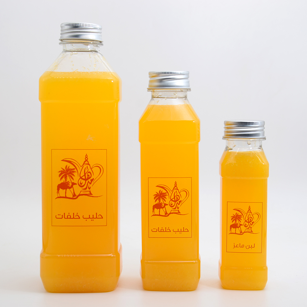 200ml 500ml 32 oz Square Juice Bottles PET Plastic Disposable with Lids Empty Wholesale Custom Cold Press Juice