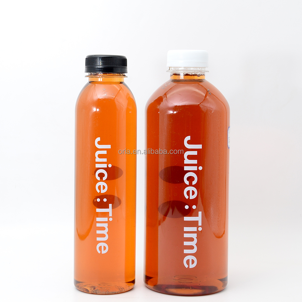 250ml 300ml 350ml 400ml 500ml Juice Bottle Plastic Christmas Drinking cup with Dome Lid and straw customized logo