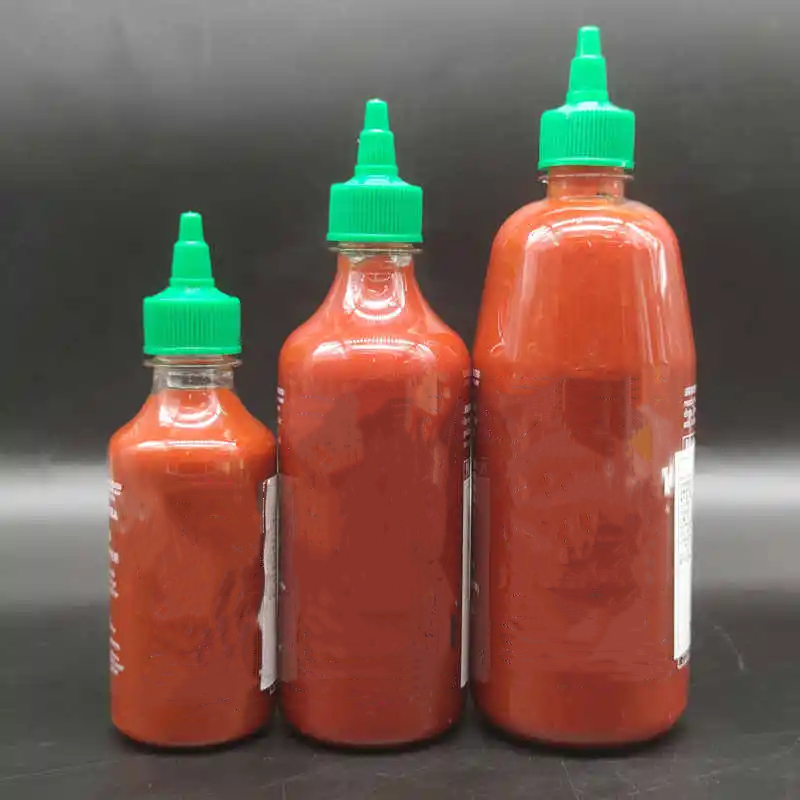 250ml 500ml Sauce Bottles Dispenser Clear Food Grade Plastic Squeeze Bottle 8oz 16oz Cooking Condiment Container Squeeze Bottles