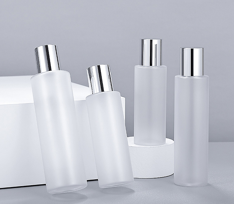 100ml 120ml 150ml 200ml Frosted plastic toner bottle with screw cap Empty Lotion Facial Cleanser Dispenser bottle