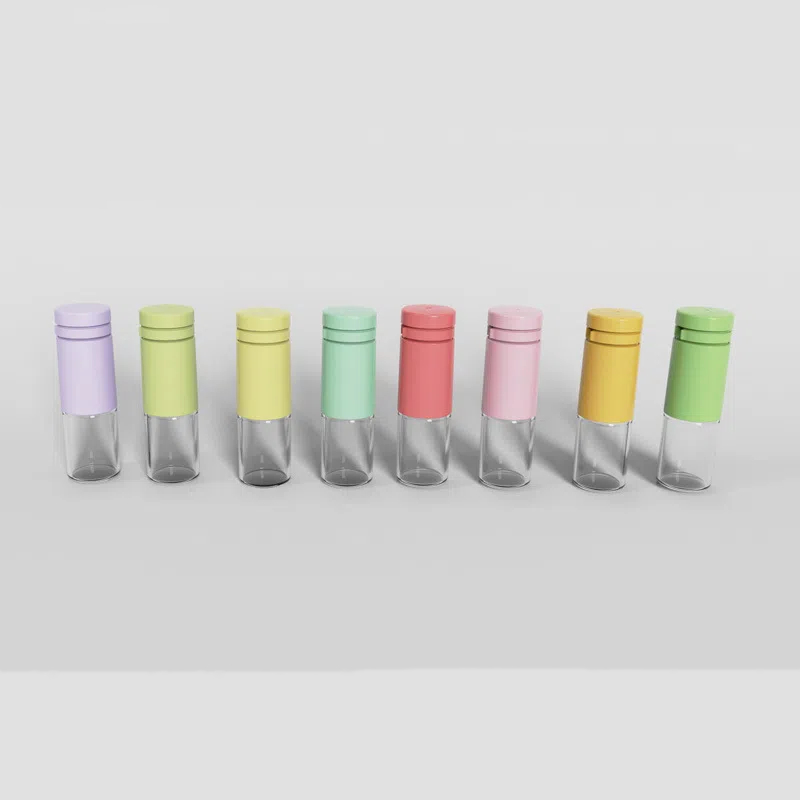 New 3ml 5ml 7ml 10ml cosmetic liquid dropper bottle double silo water powder mix bottle freeze-dried lyophilized powder bottle