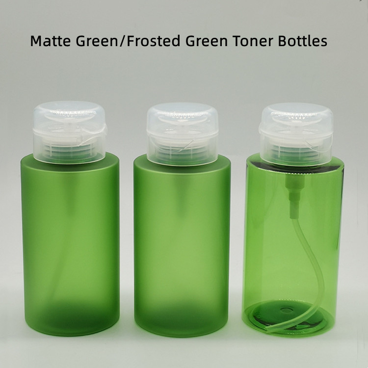 100ml Purple PET Face Toner Bottle Makeup Remover Toner Plastic Bottle Oil Cosmetic Container Push Down Pump Dispenser Bottle