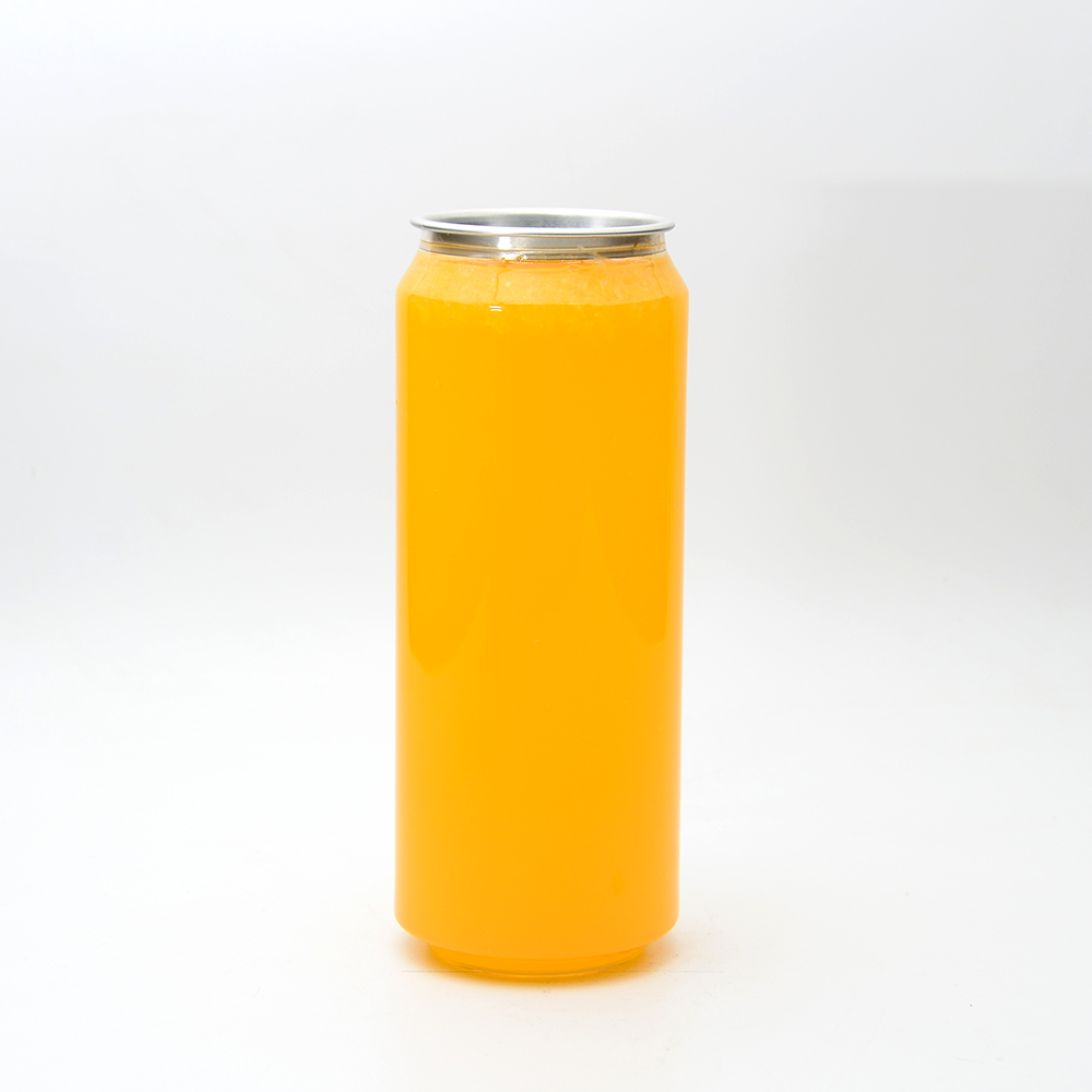 330ml 400ml 500ml Plastic Soda Cans Cold Beverages PET Cans for Soda Coffee Juice Beer Soft Drinks with Lid Sealing Machine